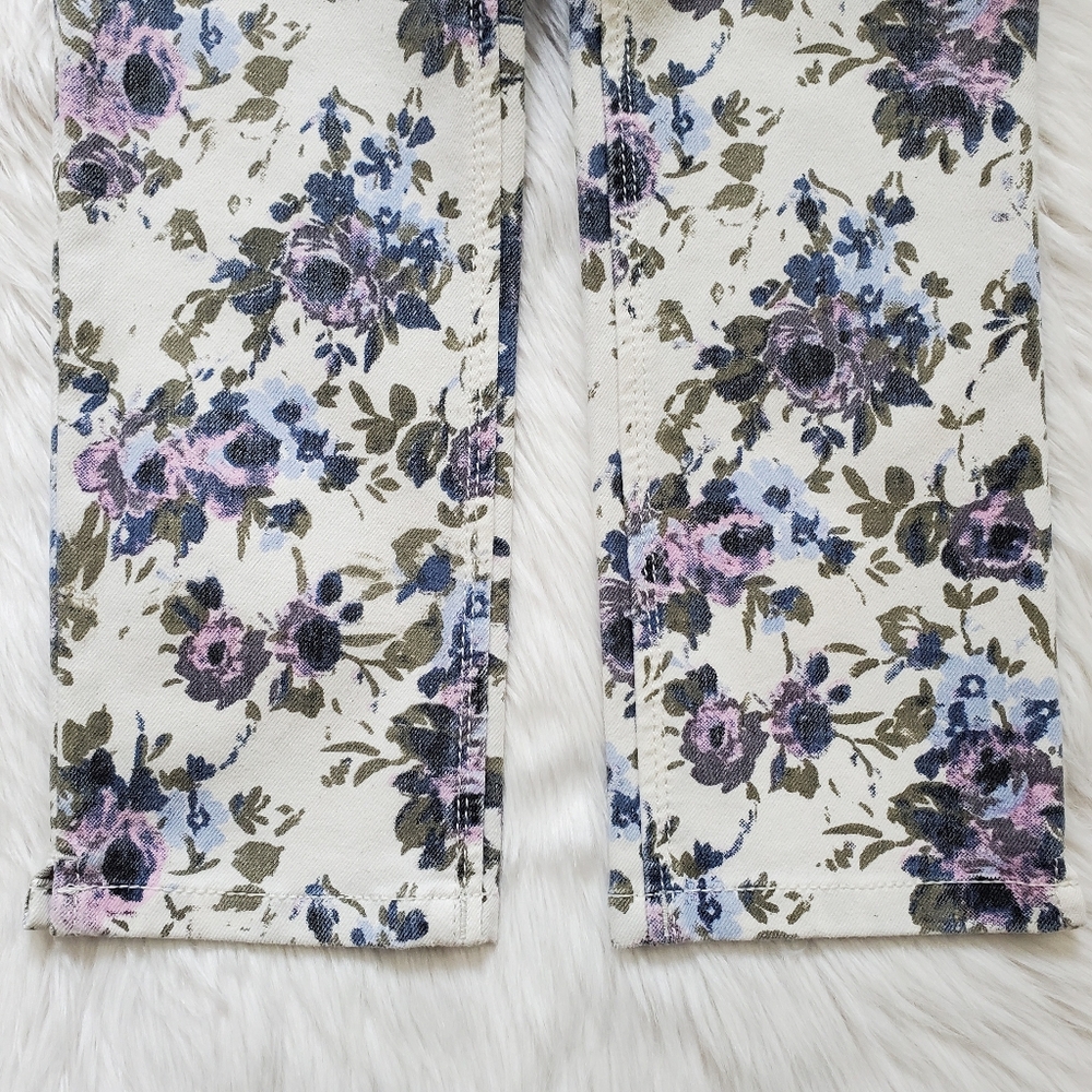 DL1961 Angel Katniss Floral Skinny Ankle Jeans - Picture 9 of 14